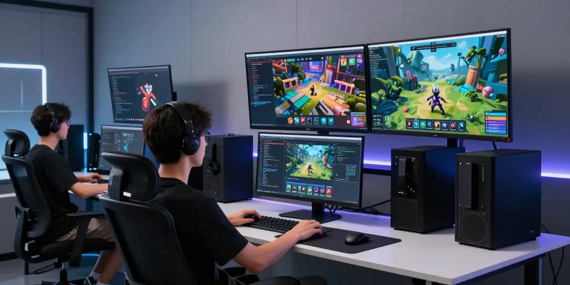 alo868 gaming software development workspace highlighting advanced technologies and digital innovation in cybersecurity.