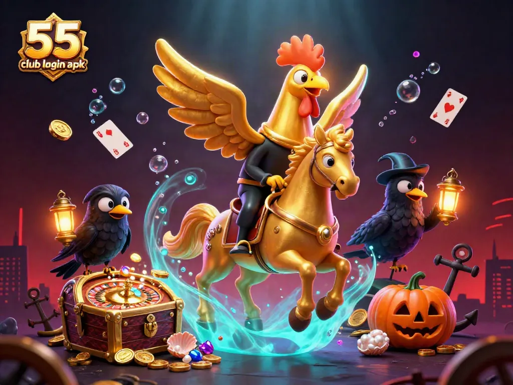 Experience thrilling games with 55 club login apk in an ultra-detailed casino scene full of excitement.