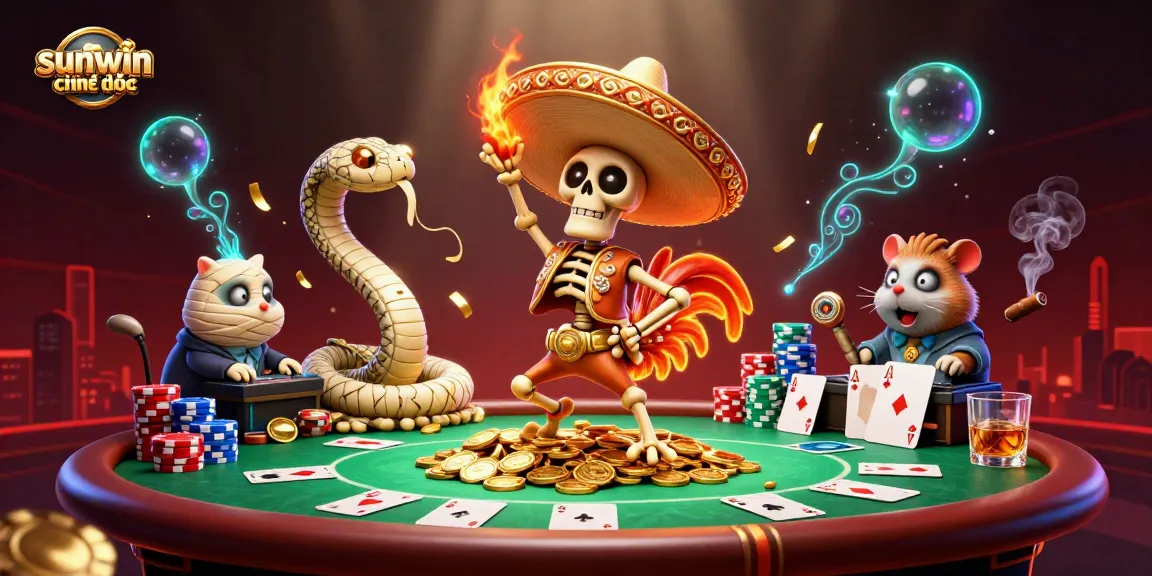 Engage with sunwin chính thức's thrilling games and promotions in a vibrant casino scene.