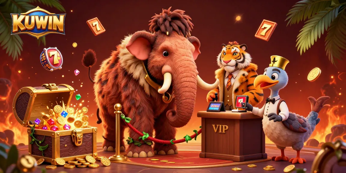 Experience thrilling jackpots and festive vibes at KUWIN online casino with unique characters.