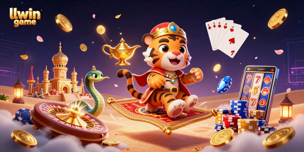 Experience the thrill of winning with llwin game featuring a vibrant tiger sultan and gold treasures.